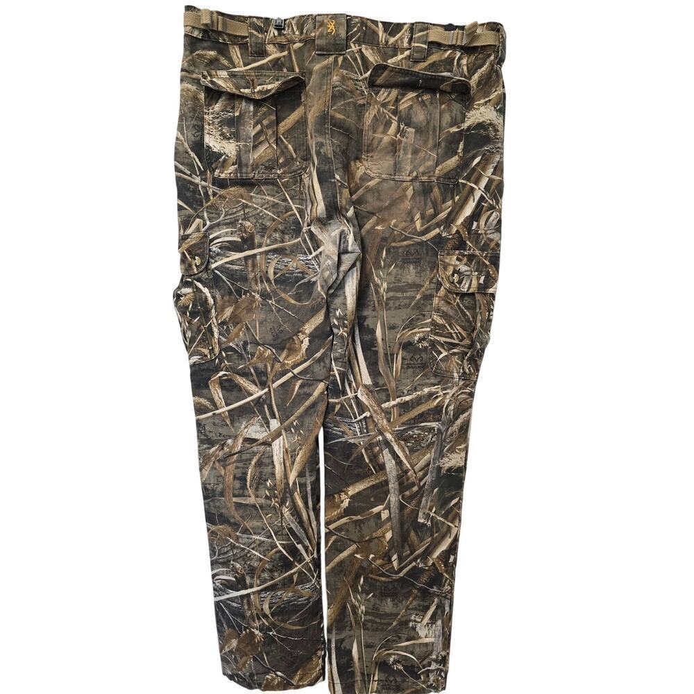 Browning Mens Big & Tall Camouflage Adjustable pants Real tree Size XL FW17